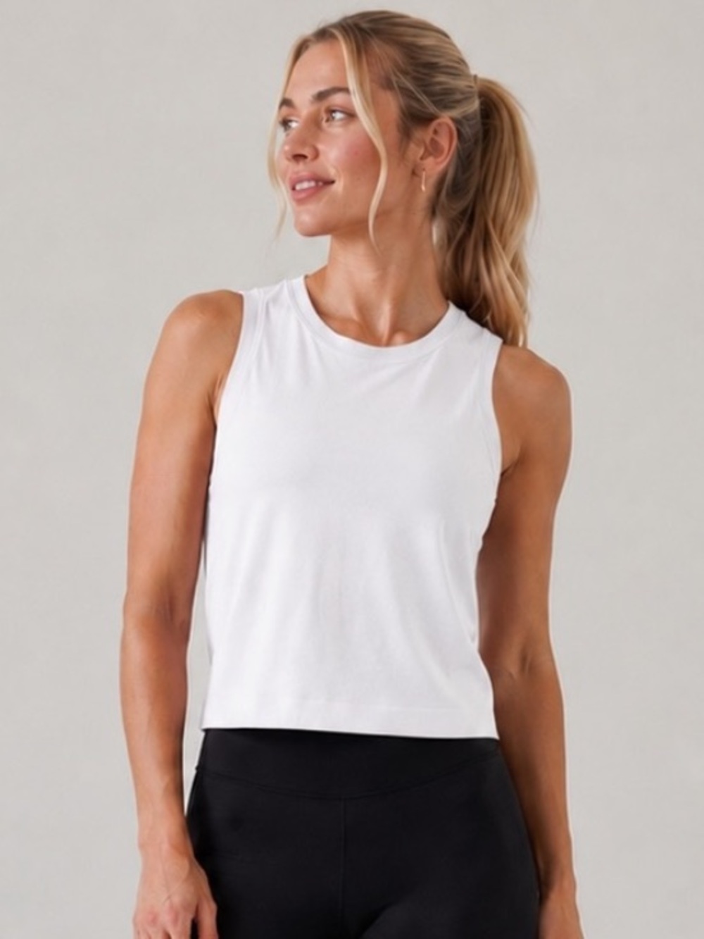 Athleta Super Soft Tank Top. Size XSmall in White